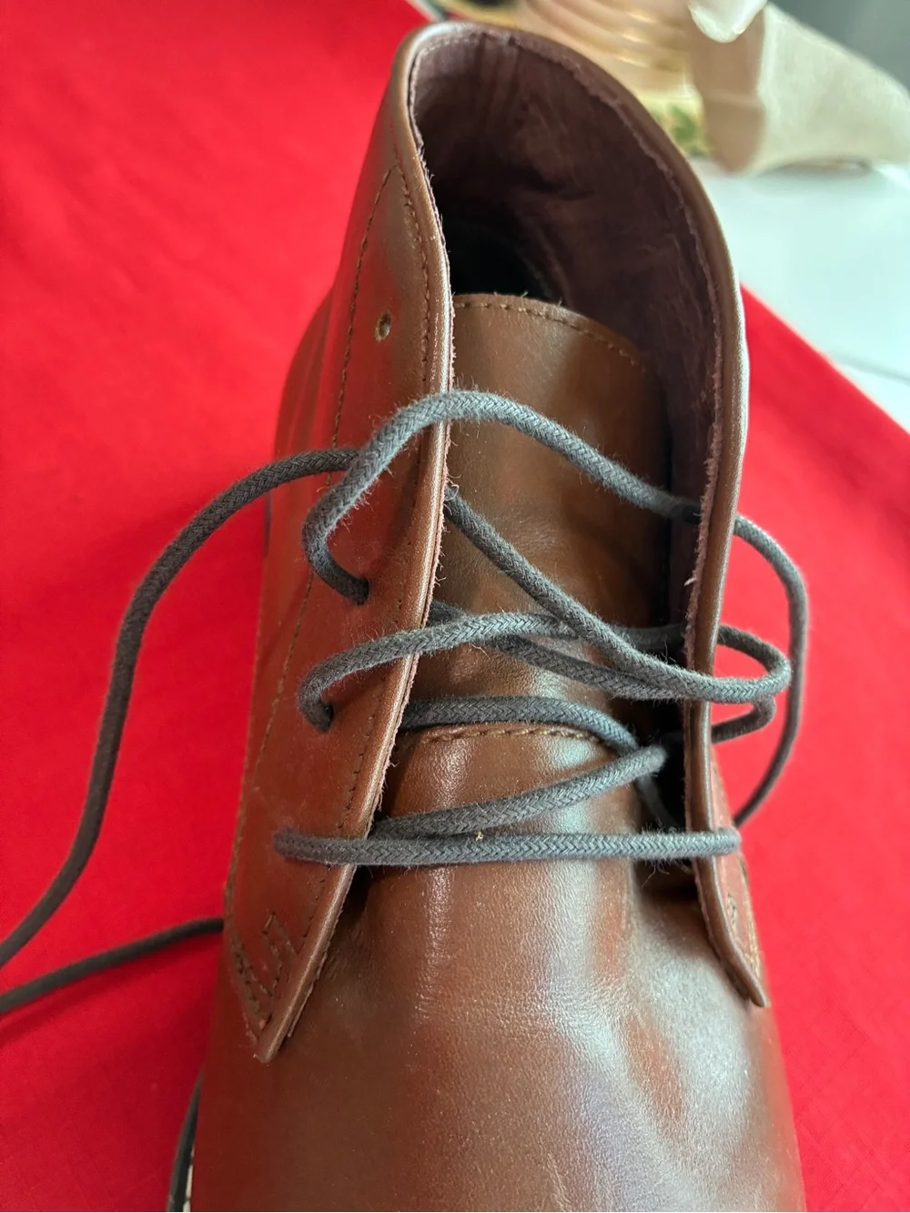 Men Propet FindleyTan Full Grain Leather Chukka Boots Size 10 5E New Retail $186
